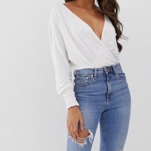 Asos white bodysuit